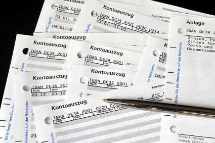 Foto: Kontoauszüge