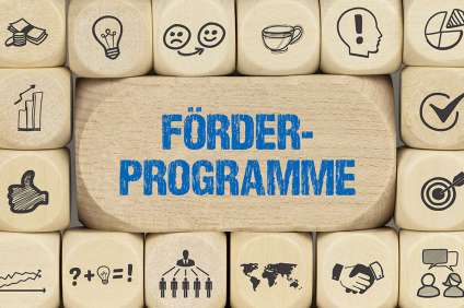 Foto: Schriftzug Förderprogramm